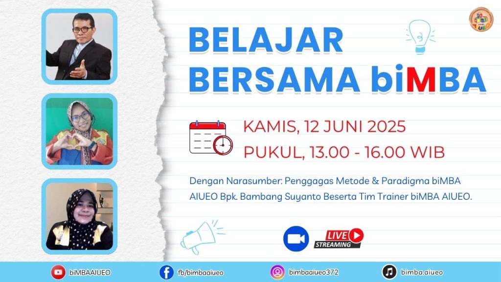 RELAWAN PEMBELAJAR biMBA BERUPAYA MENJADI PRIBADI YANG MEMbiMBAKAN