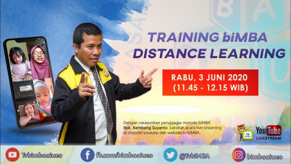 Training biMBA Distance Learning (Rabu, 03 Juni 2020)