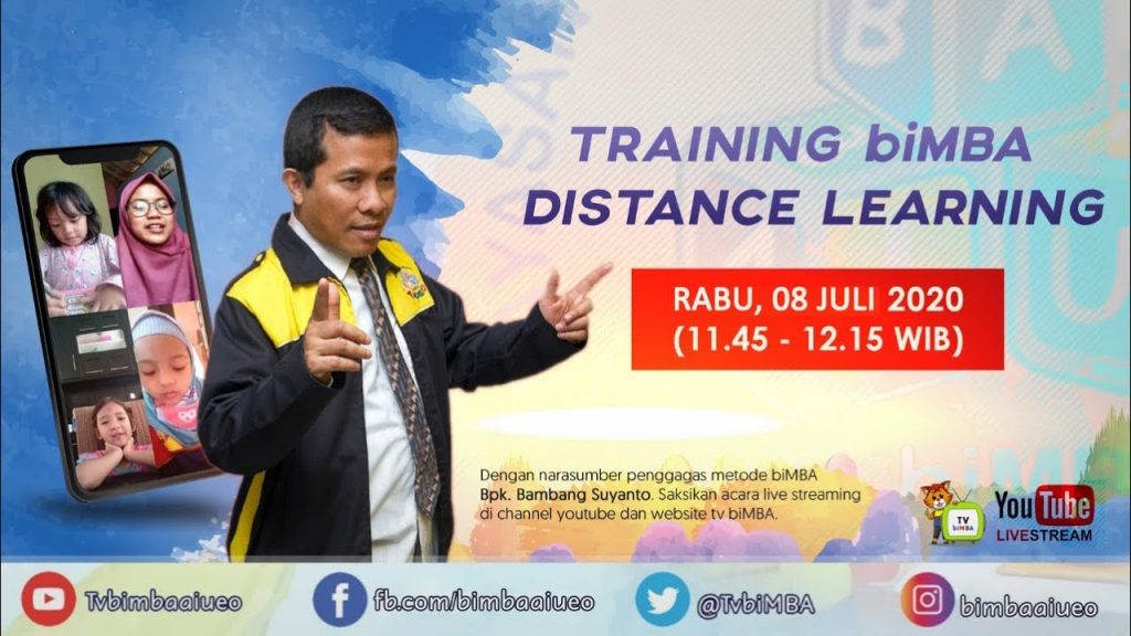 Training biMBA Distance Learning (Rabu, 08 Juli 2020)