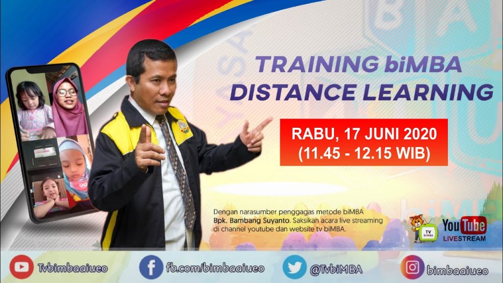 Training biMBA Distance Learning (Rabu,17 Juni 2020)