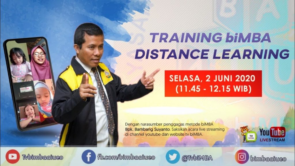 Training biMBA Distance Learning (Selasa, 02 Juni 2020)