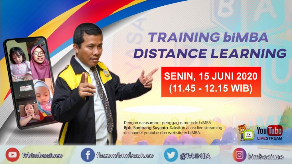 Training biMBA Distance Learning (Senin, 15 Juni 2020)