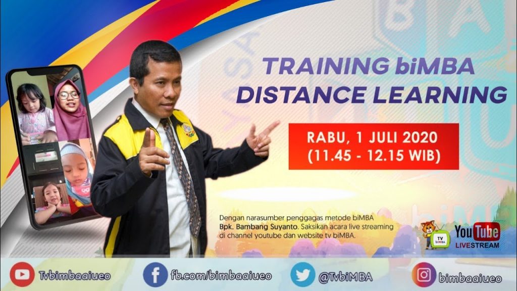 Training biMBA Distance Learning (Rabu, 1 Juli 2020)
