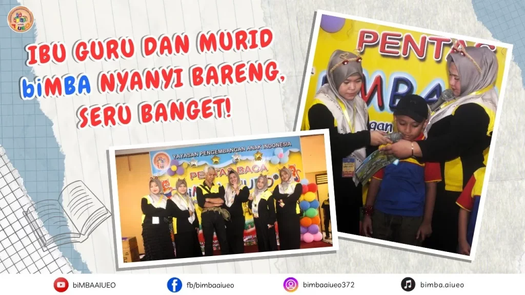 PENTAS BACA biMBA CAGAK PENUH WARNA! GURU DAN MURID KOMPAK TAMPIL DI PANGGUNG