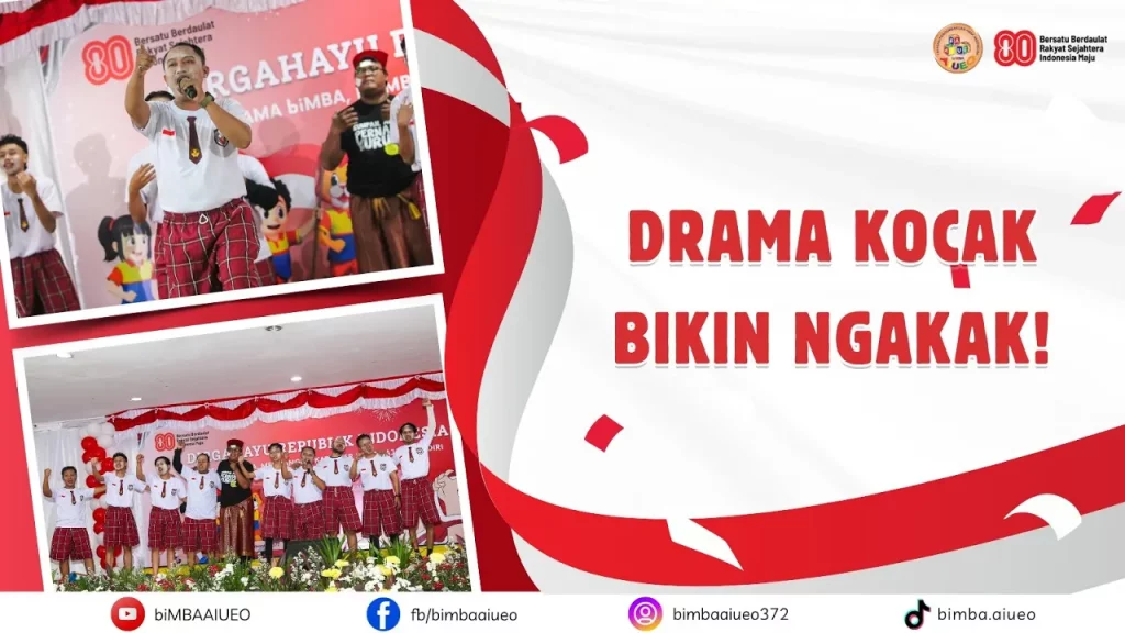 RELAWAN biMBA LOGISTIK TAMPIL MENGHIBUR DI HUT RI KE-80