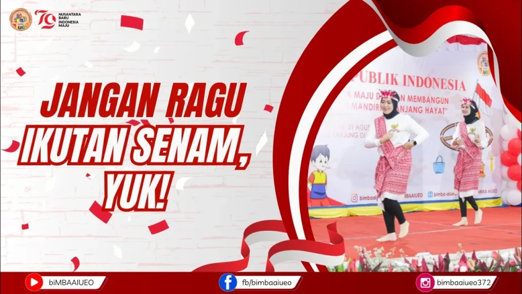 SERUNYA IKUTAN SENAM POCO-POCO DI HARI KEMERDEKAAN