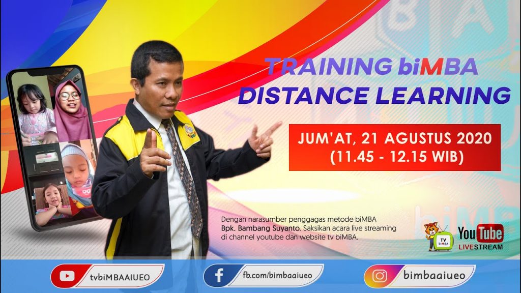 Training biMBA Distance Learning (Jumat, 21 Agustus 2020)