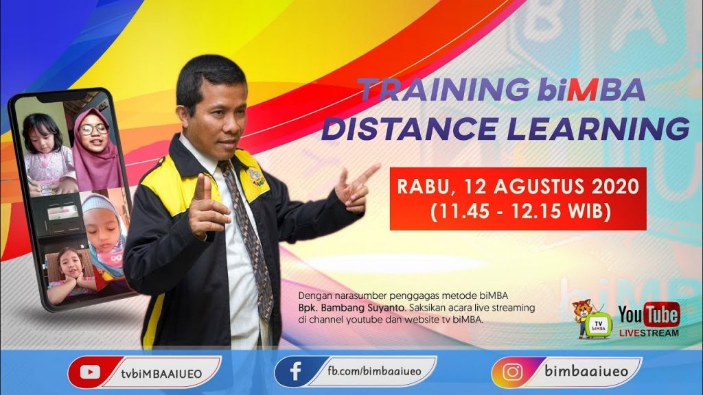 Training biMBA Distance Learning (Rabu, 12 Agustus 2020)