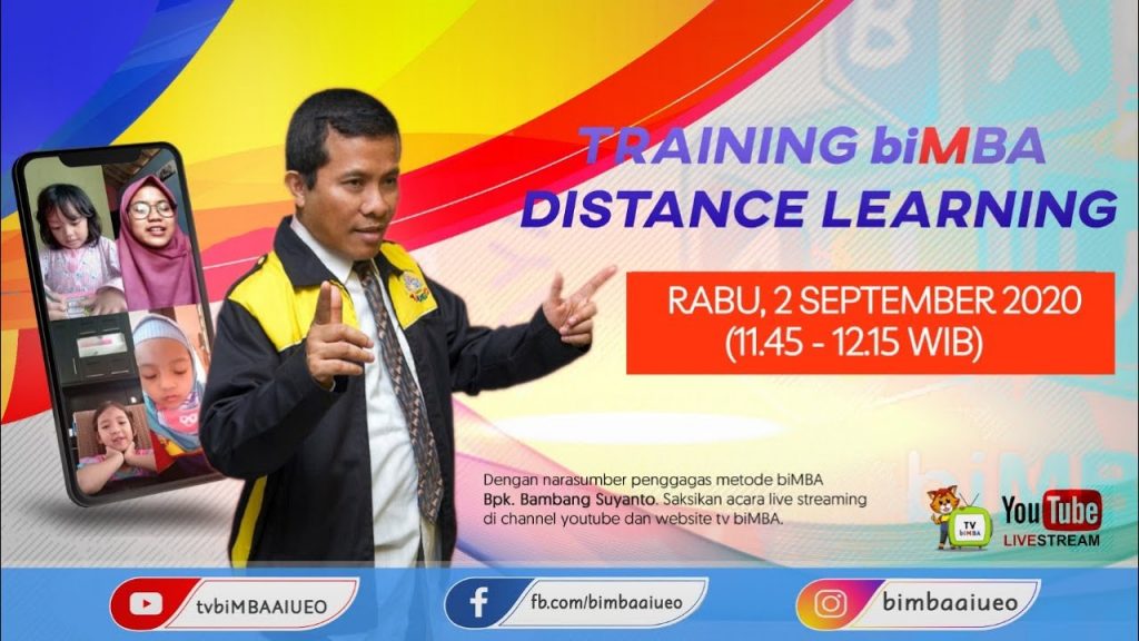 Training biMBA Distance Learning (Rabu, 2 September 2020)