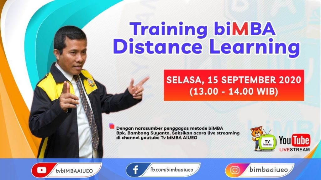 Training biMBA Distance Learning (Selasa, 15 September 2020)