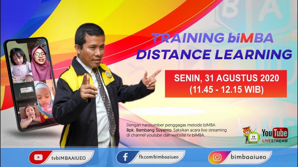Training biMBA Distance Learning (Senin, 31 Agustus 2020)