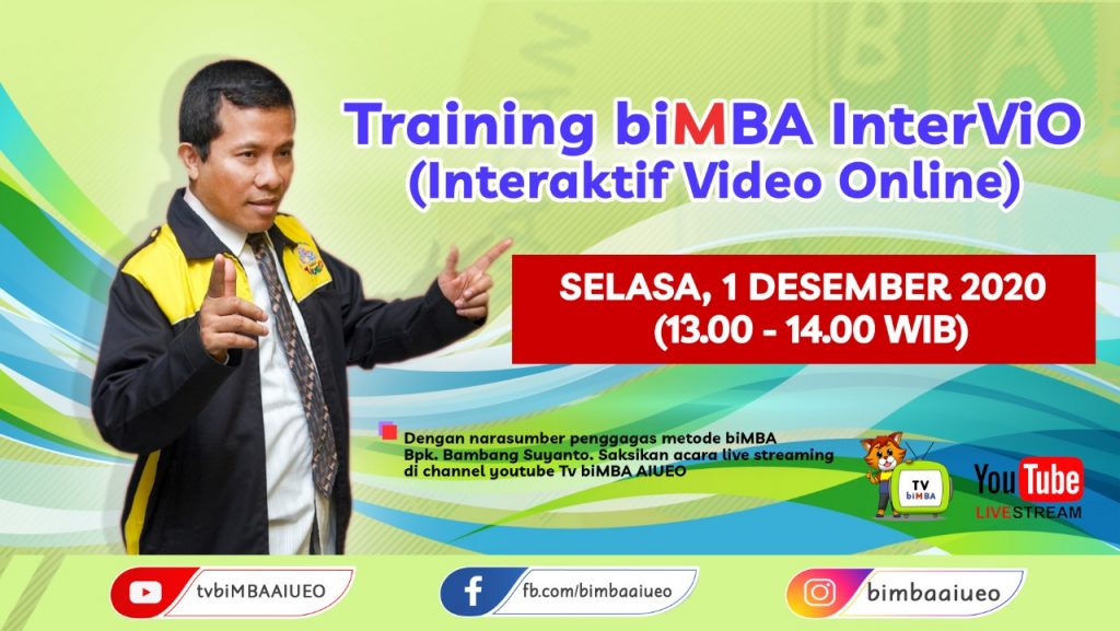 Training biMBA AIUEO InterViO (Selasa, 01 Desember 2020)