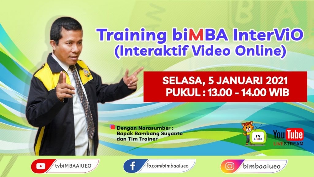 Training biMBA InterViO (Selasa, 05 Januari 2021)