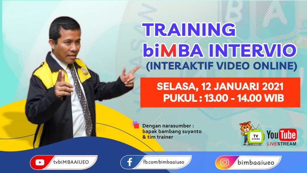 Training biMBA InterViO (Selasa, 12 Januari 2021)