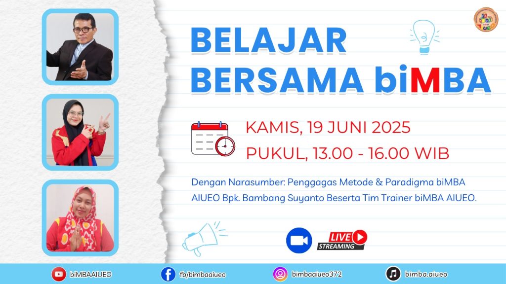 KURIKULUM MODUL TULIS 3 biMBA AIUEO – BBb