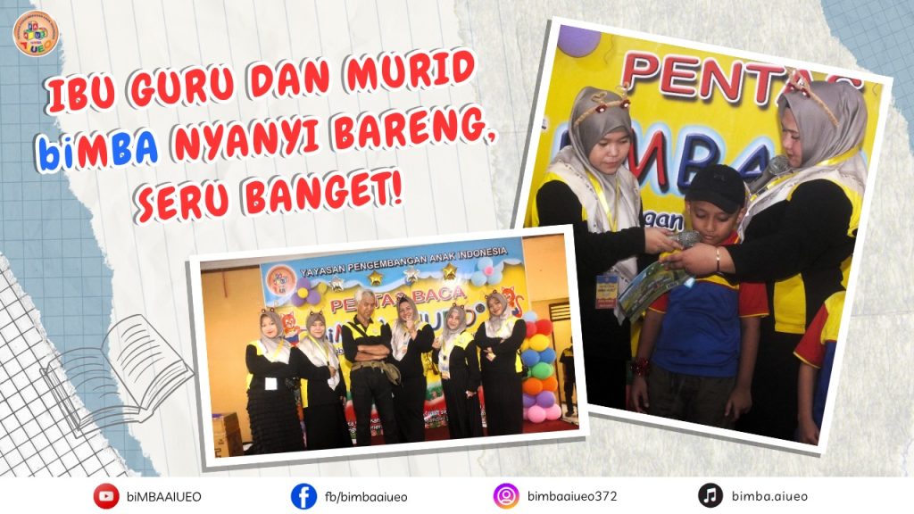 PENTAS BACA biMBA CAGAK PENUH WARNA! GURU DAN MURID KOMPAK TAMPIL DI PANGGUNG