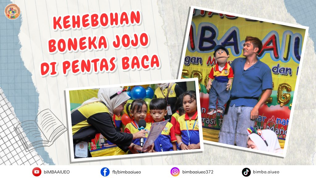 ANAK-ANAK HAPPY BANGET! PENTAS BACA biMBA PERCETAKAN NEGARA FULL HIBURAN