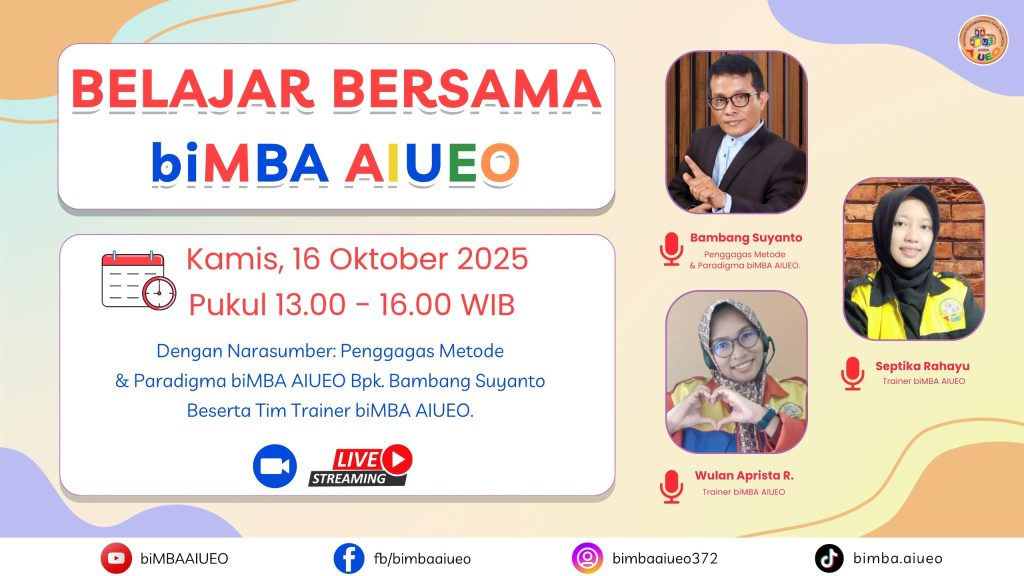 TANDA CINTA RELAWAN PEMBELAJAR biMBA AIUEO – BBb